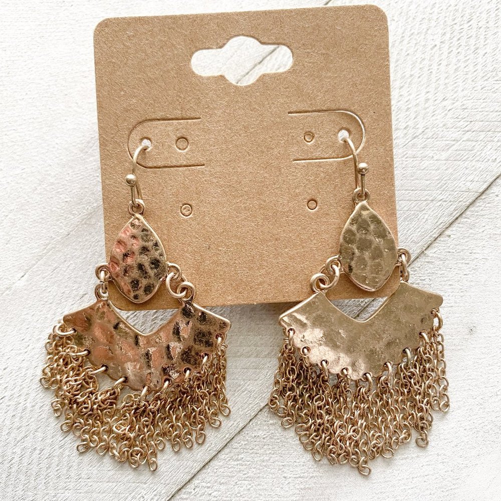 Gold Dangle Earrings